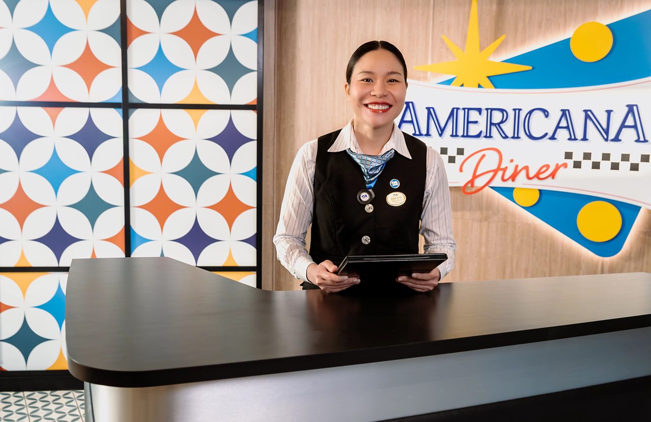 Receptionist at Americana Diner