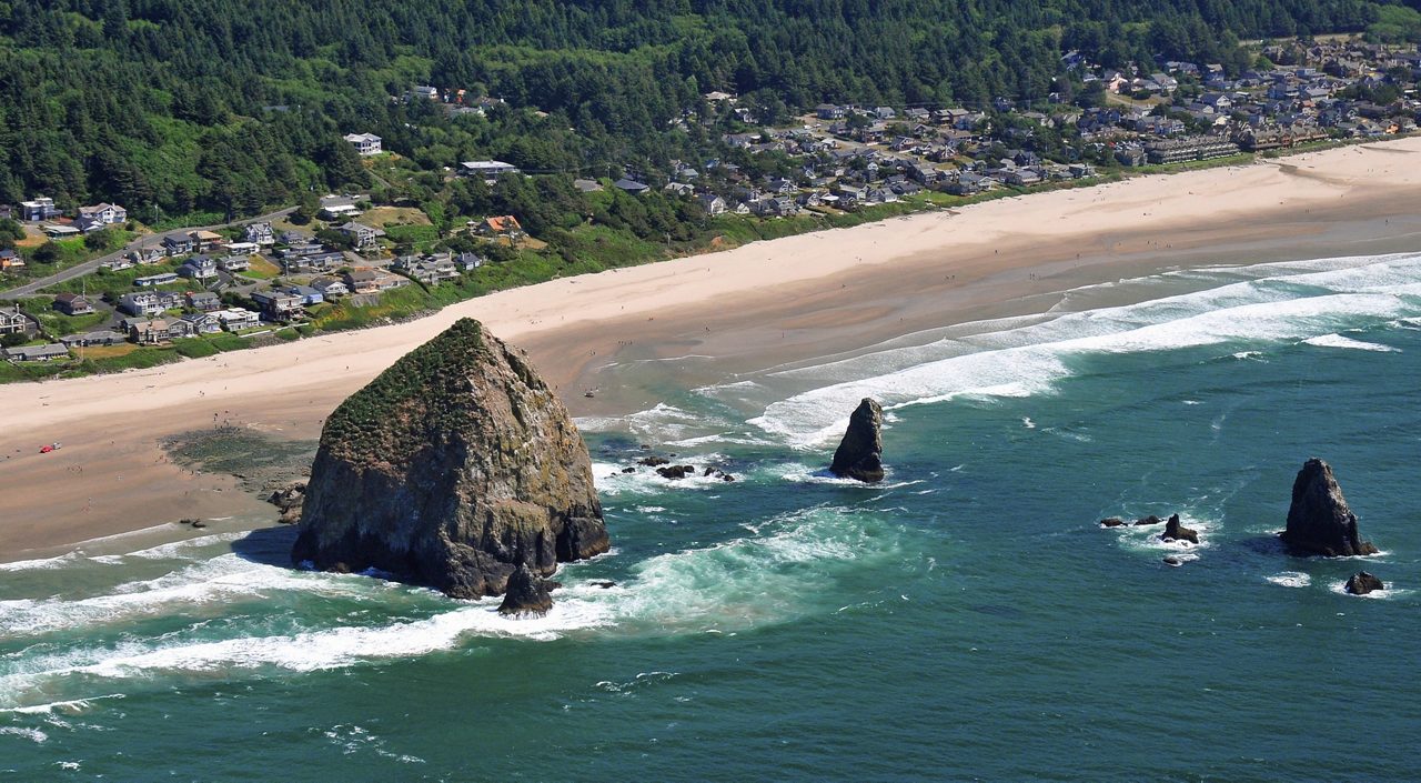 Beautiful coastal views of Astoria, Oregon.