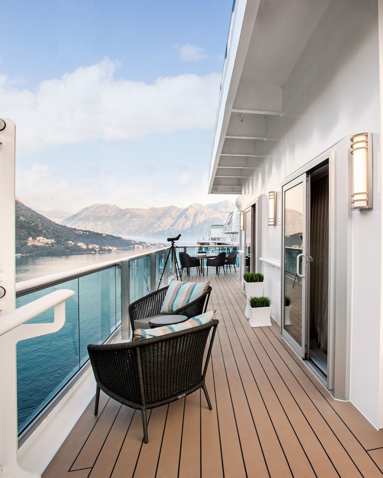 balcony in sky suite