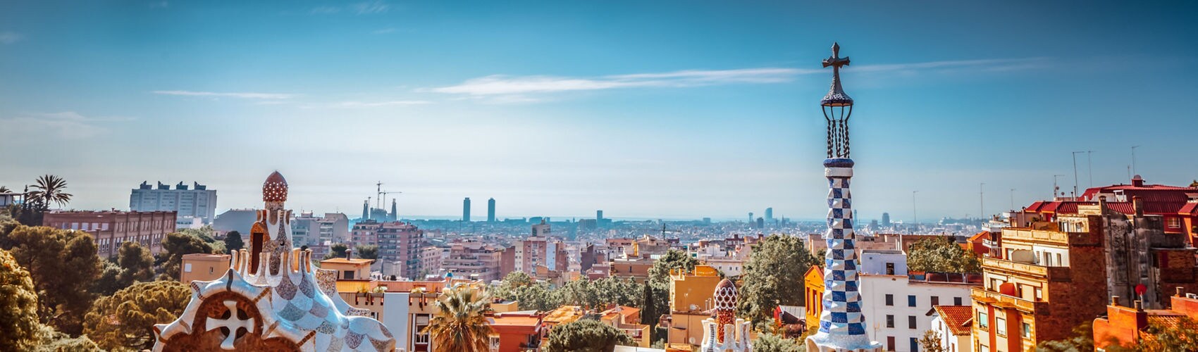 View from Barcelona park güell