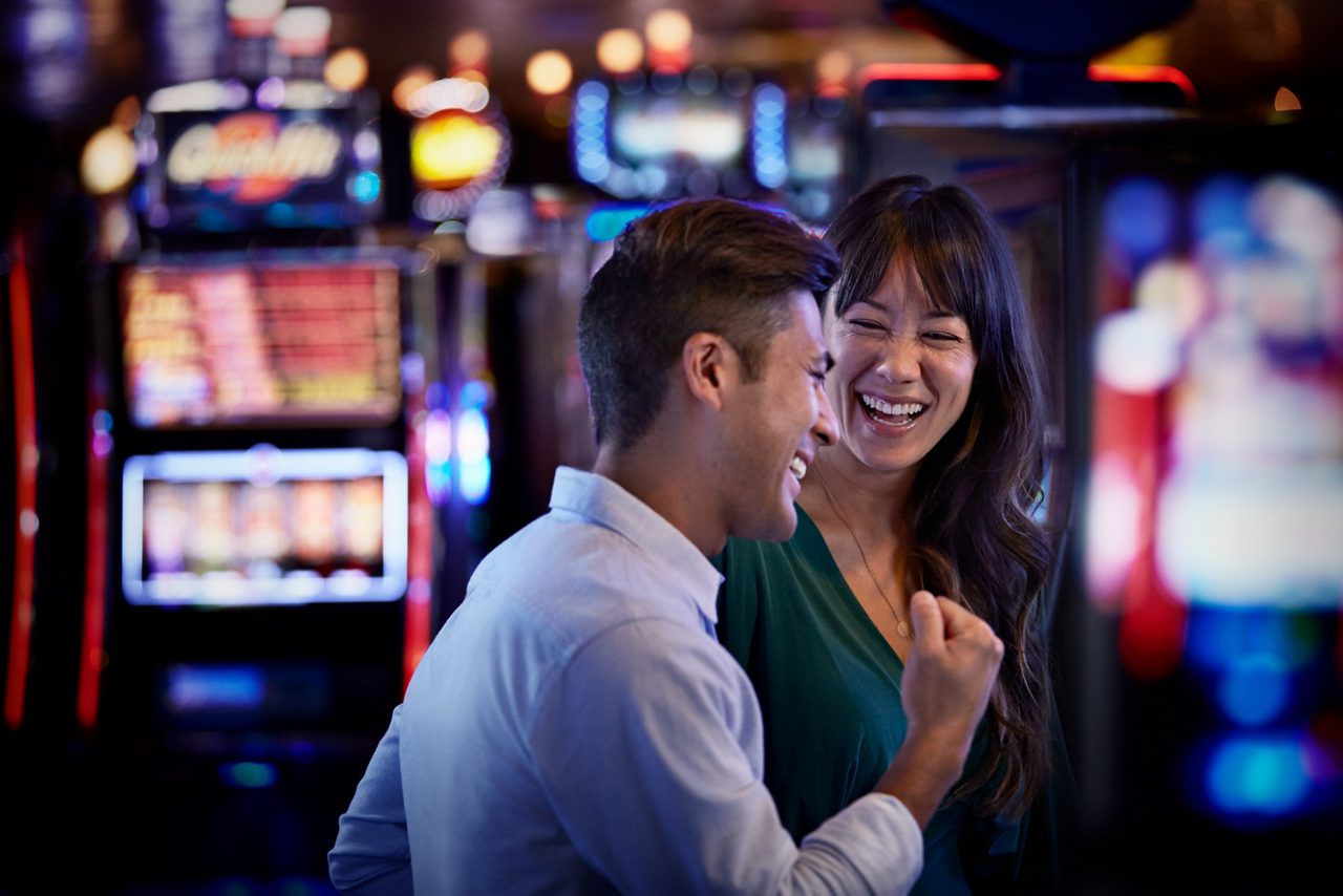 Gasten bij de slots ervaren spanning in het Princess Casino