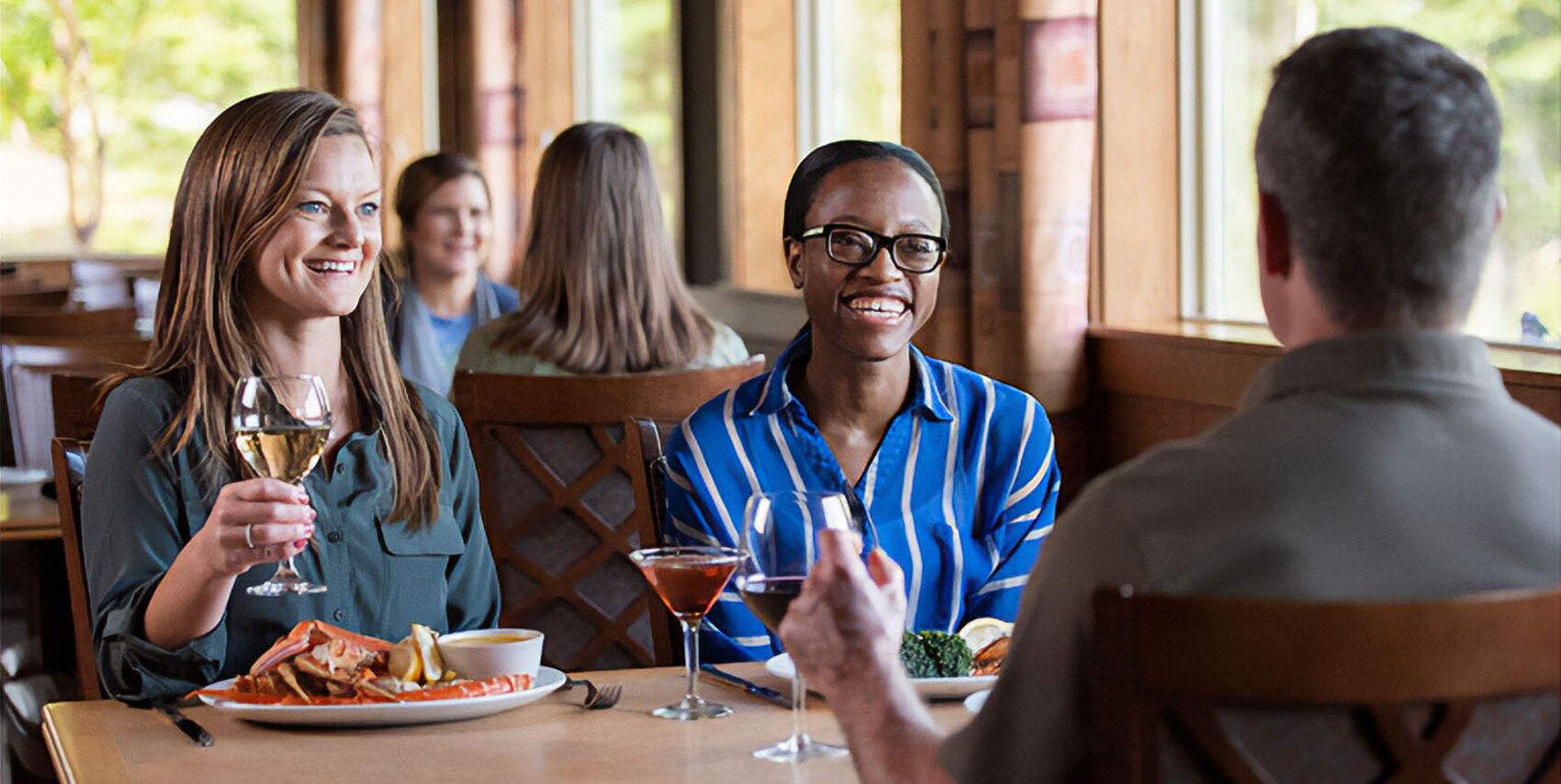 copper river wilderness lodge alaska dining room guests enjoying meal