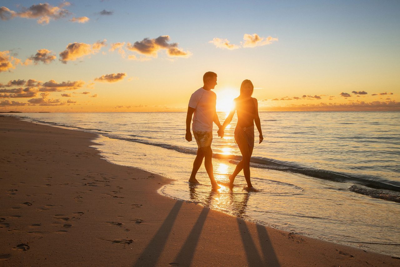 couple on the beach