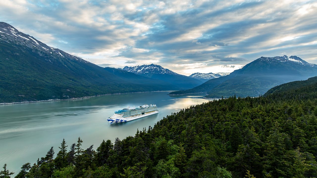 Discovery Princess at Skagway