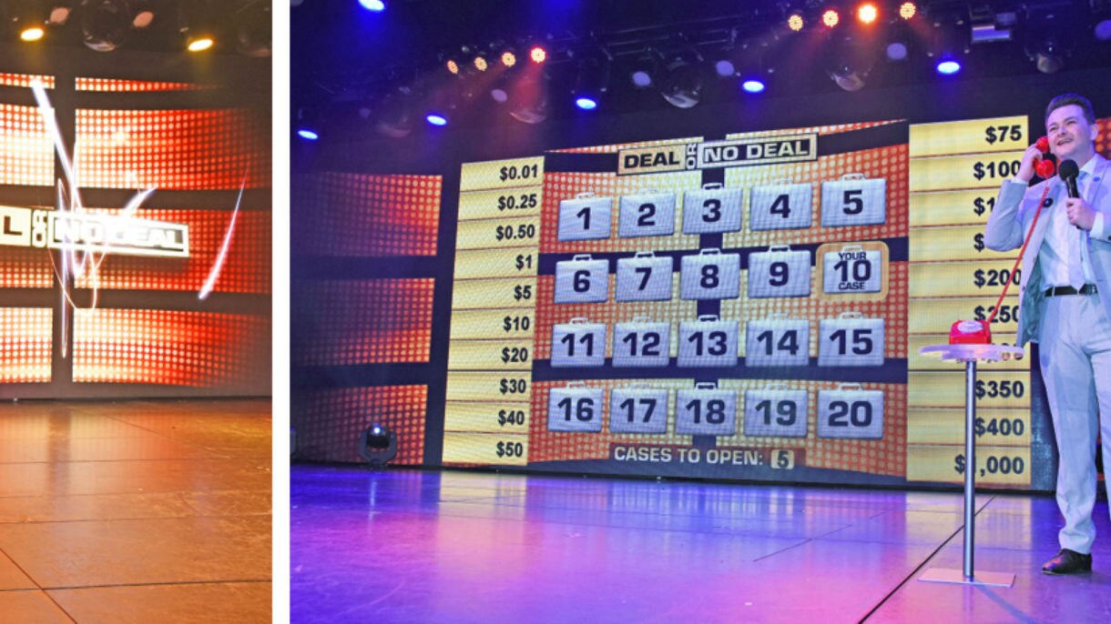 Popular TV Game Show “Deal or No Deal” Comes to Life on New Discovery  Princess Stage and Fleetwide - Princess Cruises