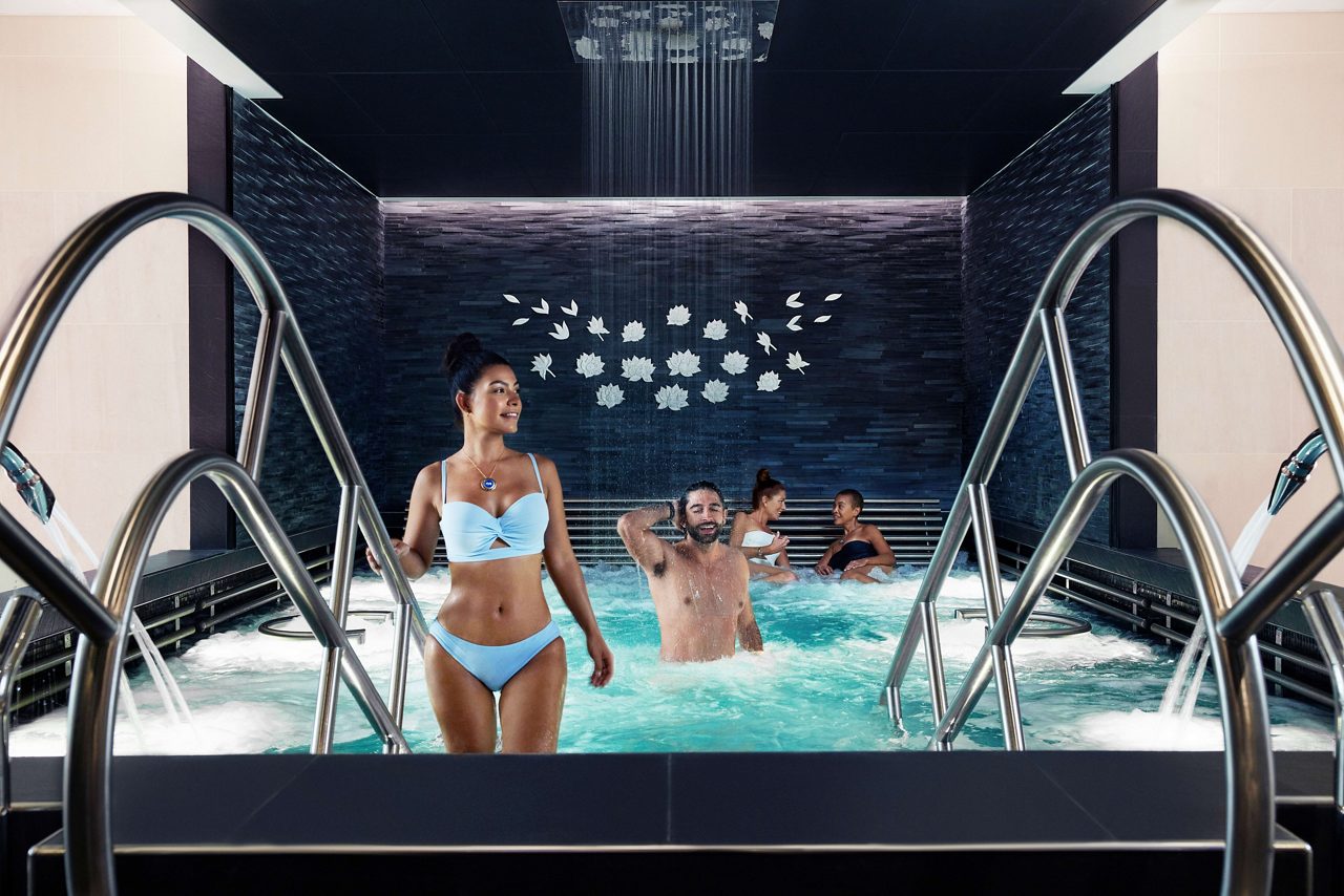 The enclave at lotus spa.
