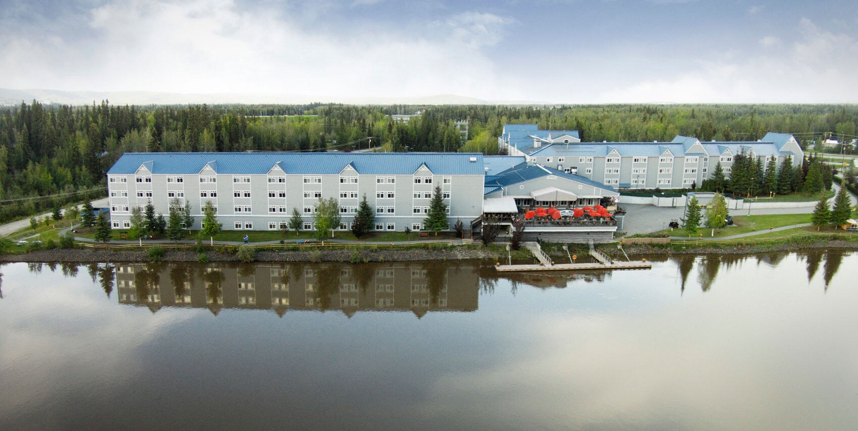 Fairbanks Riverside lodge on an Alaska cruisetour.