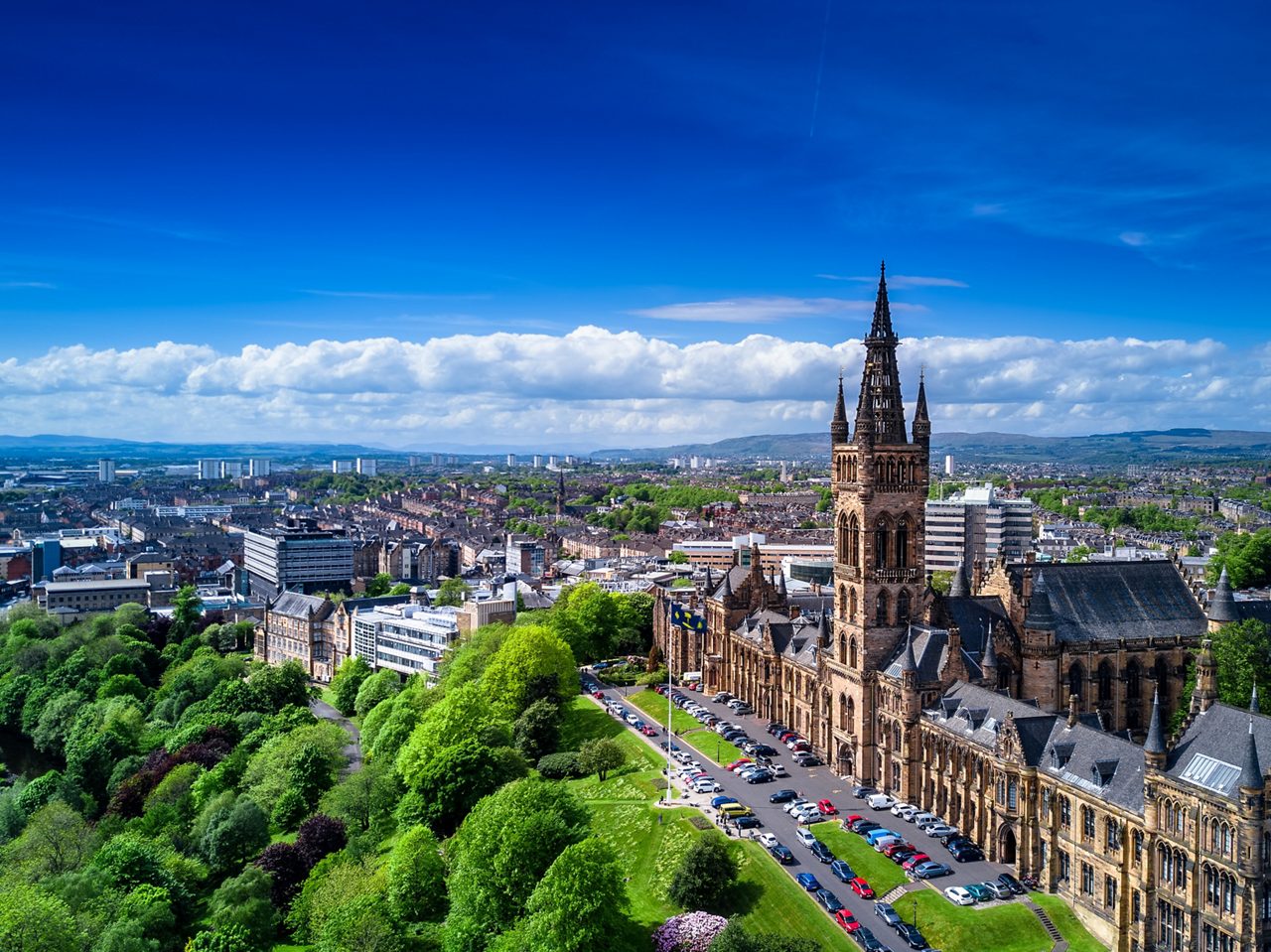 Discover Glasgow's vibrant cityscape.