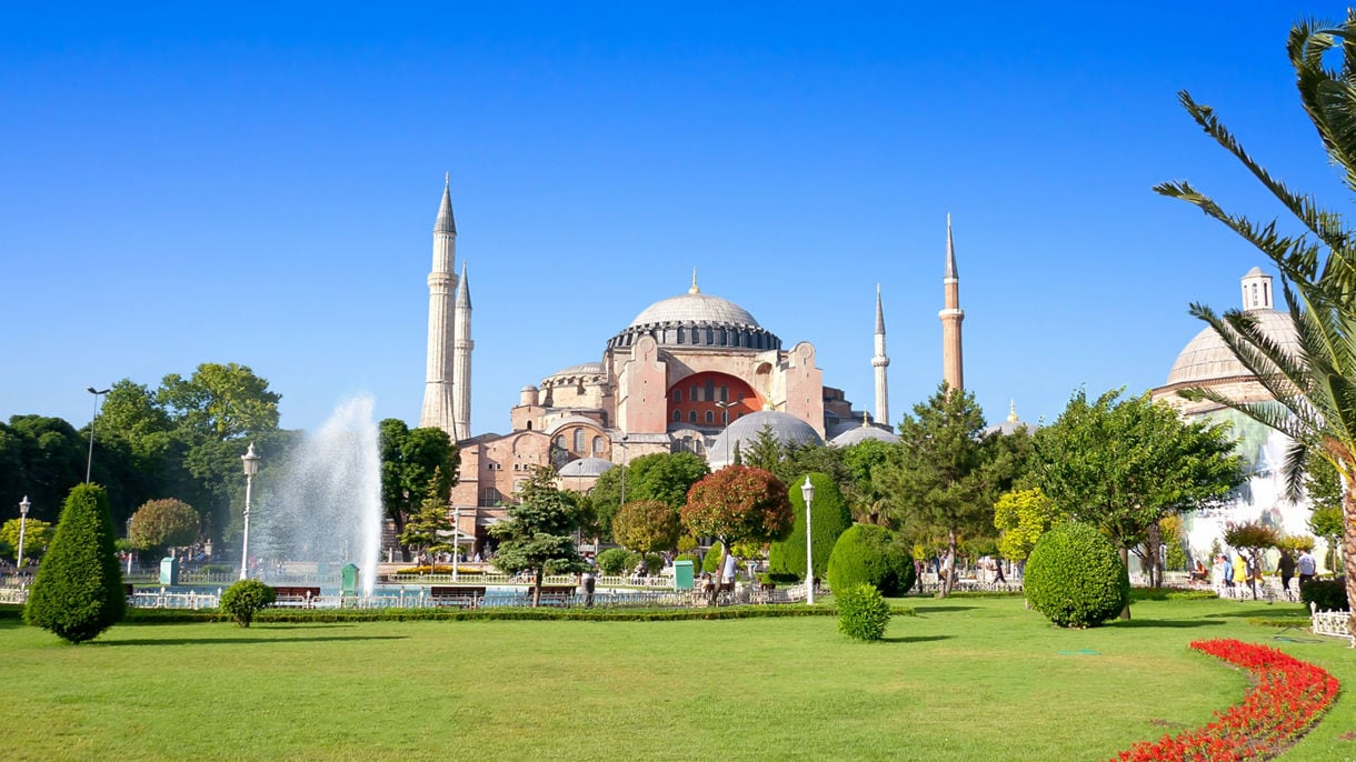 Hagia Sophia Mosque-イスタンブール、トルコ