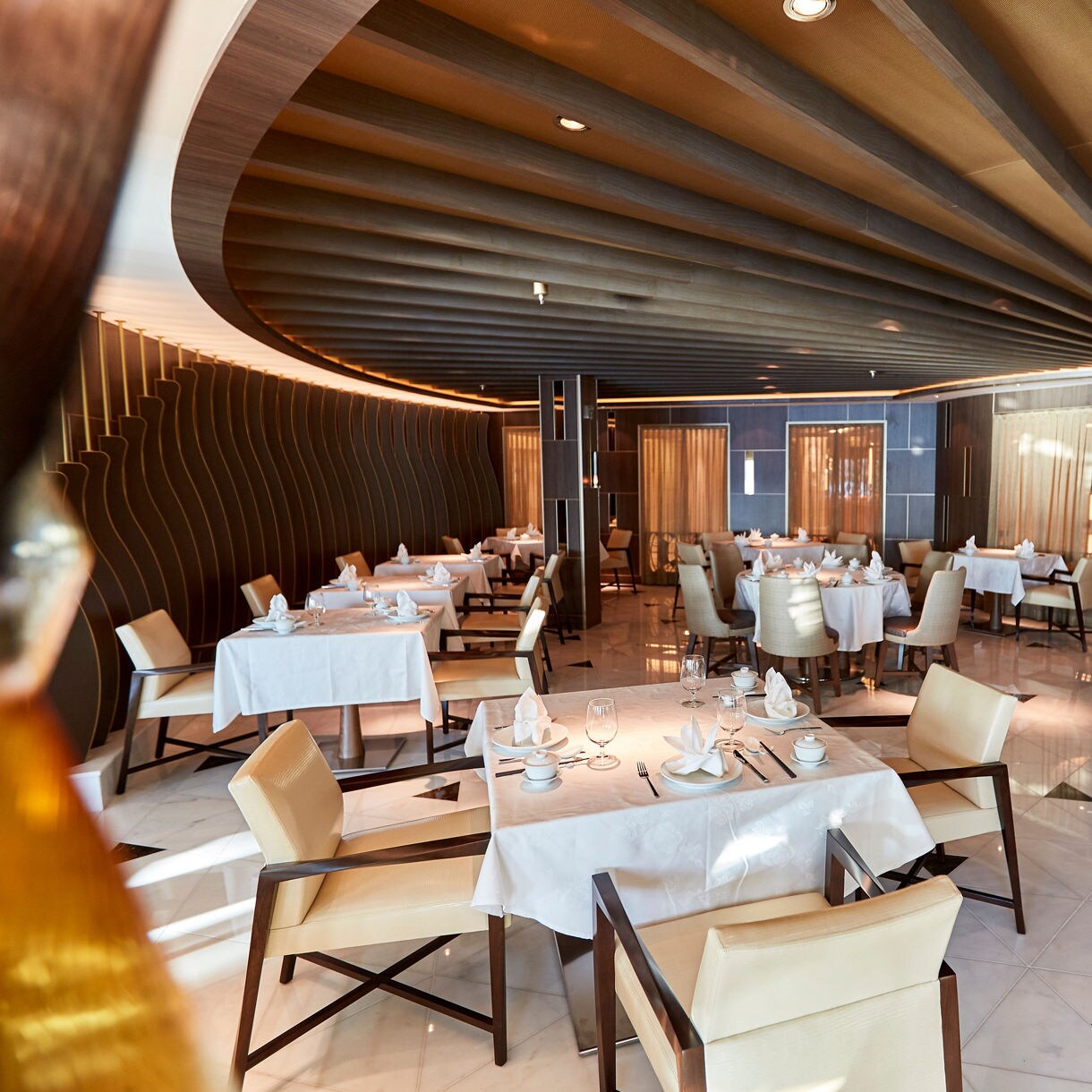 Harmony restaurant interior at Majestic Princess.