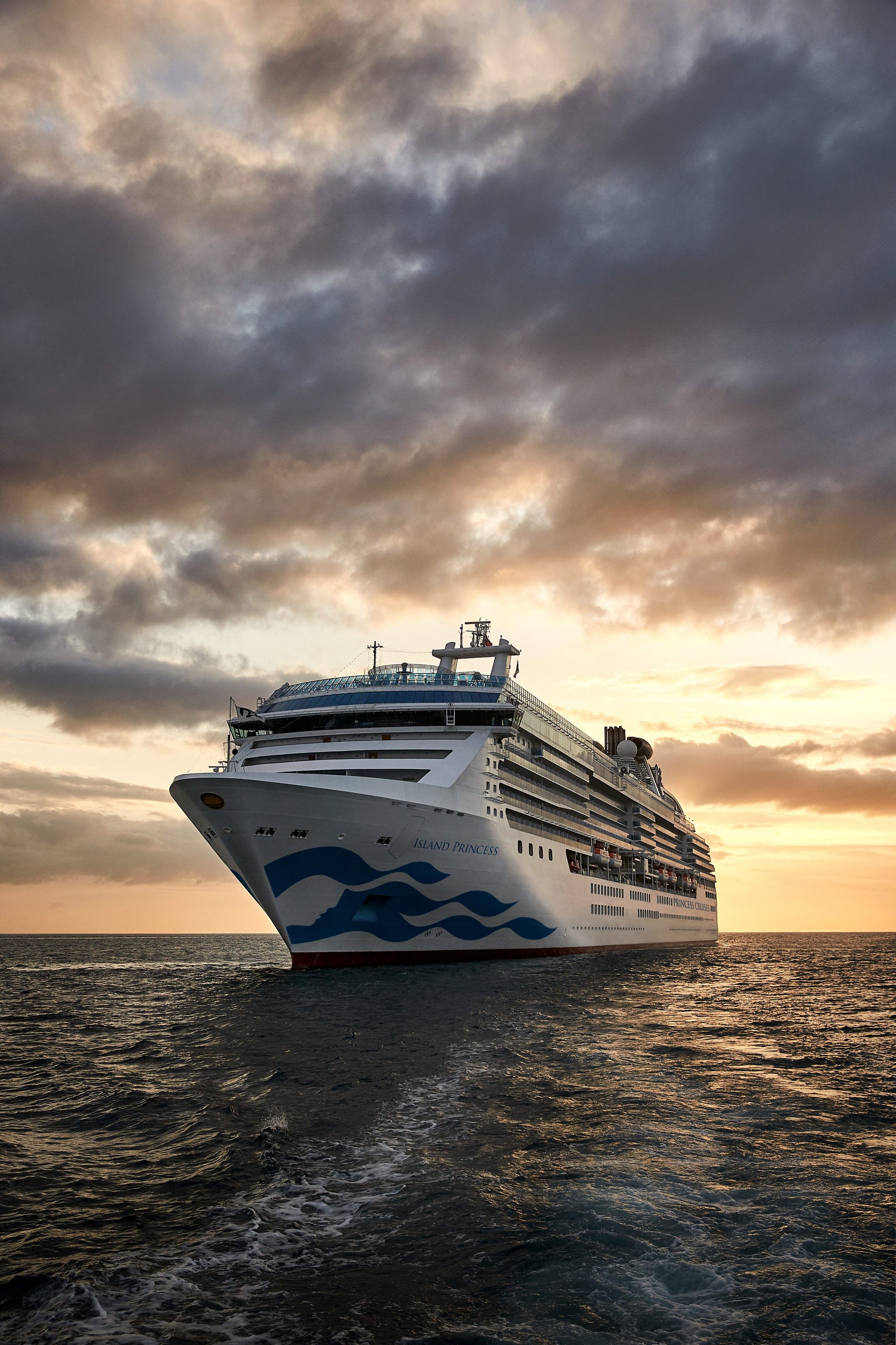 Princess Cruises schip op zee