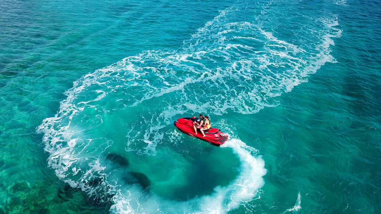 Jet skiing in Fort Lauderdale beach.