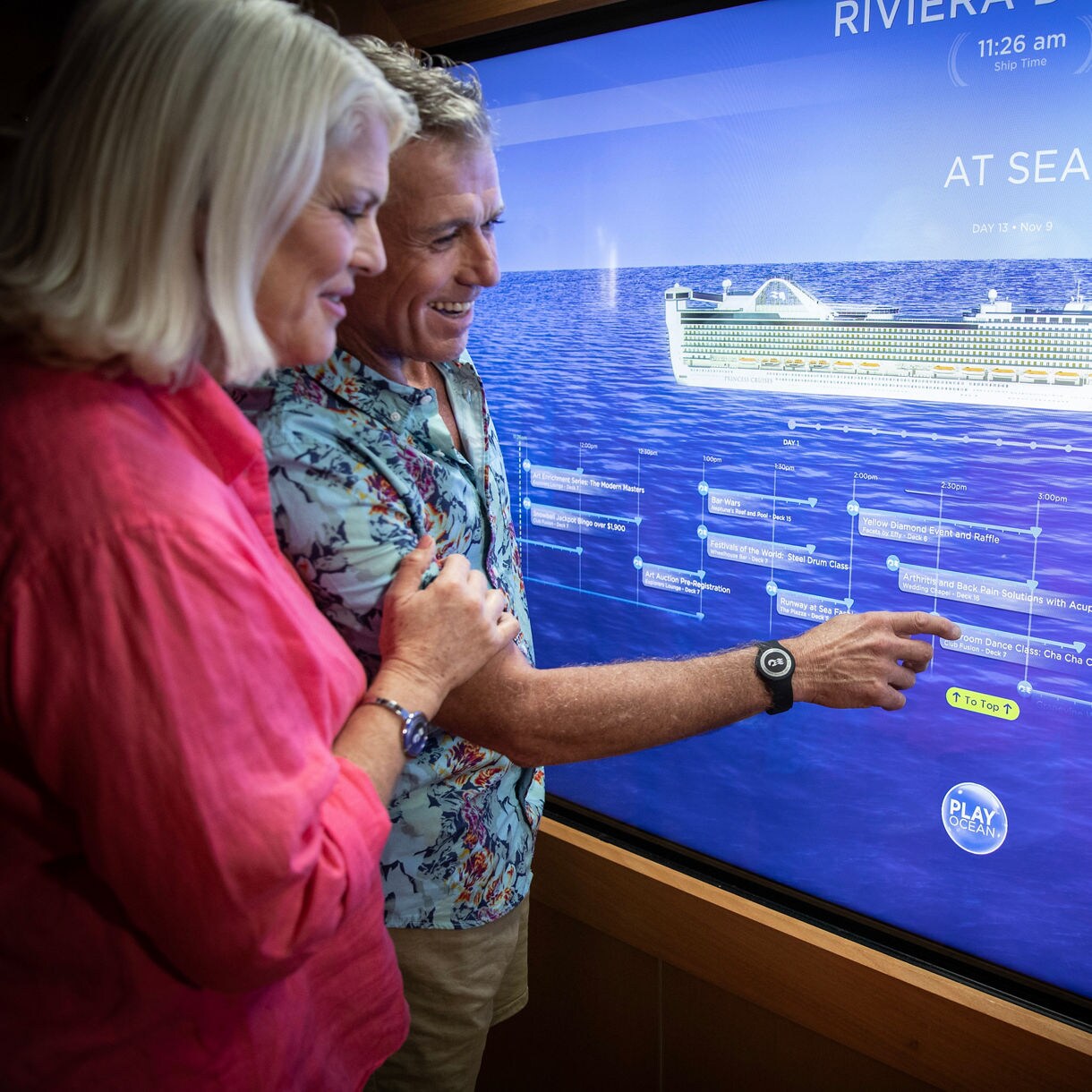 Touch screen portal