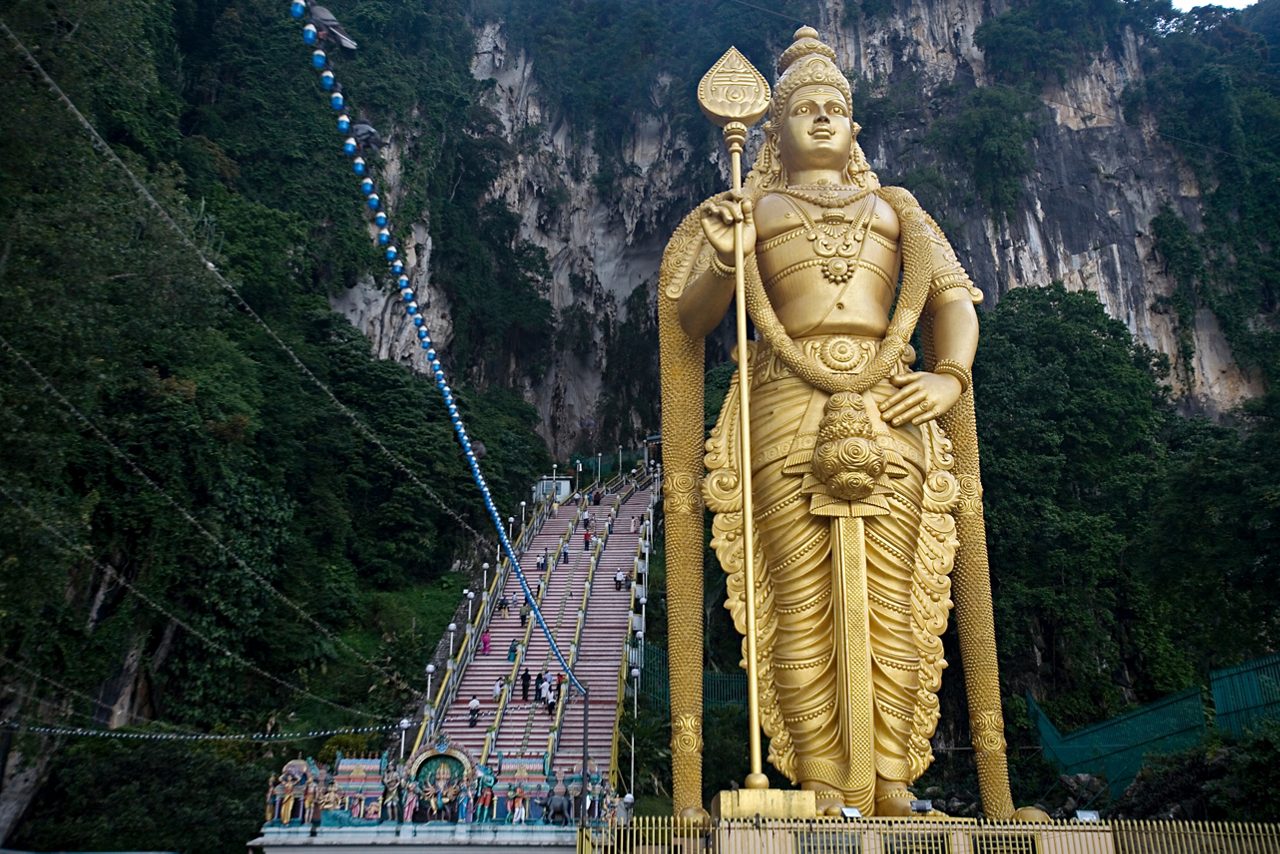 Malaysia's iconic Batu Caves temple complex.