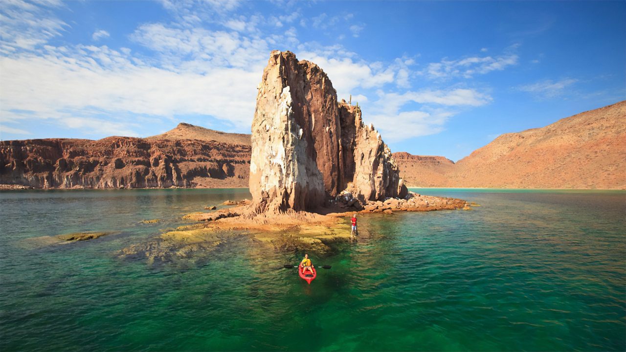 Rock formation in La Paz, Mexico.