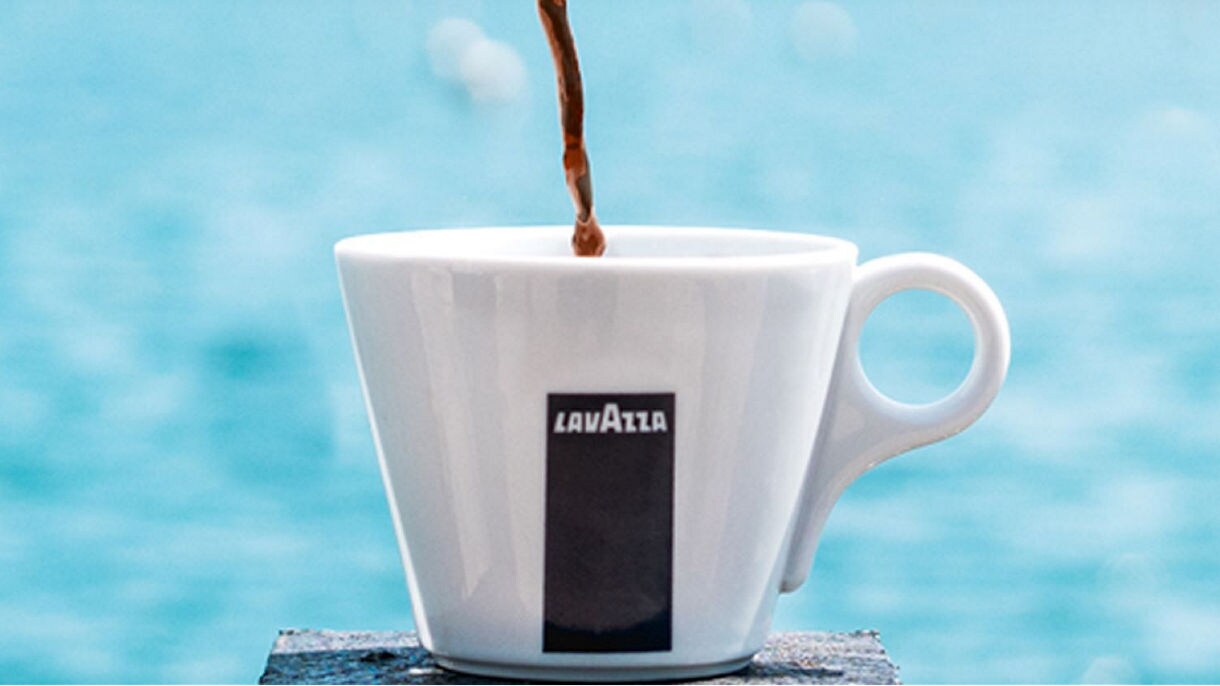 Lavazza Logo Porcelain Cappuccino Cup