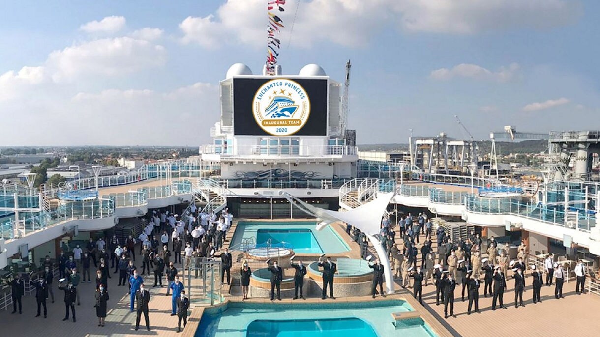 Enchanted Princess Officially Joins Princess Cruises Fleet Princess