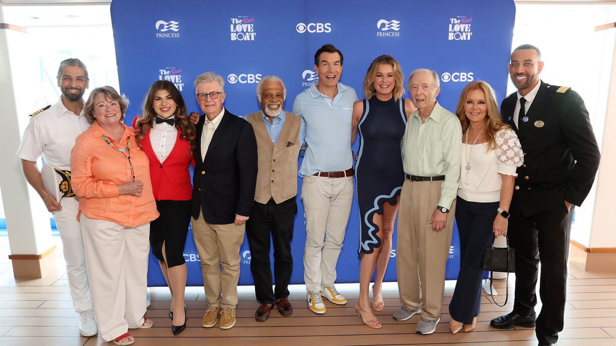 Exciting and new introductions between the original cast of The Love Boat  and The Real Love Boat hosts and crew - Princess Cruises