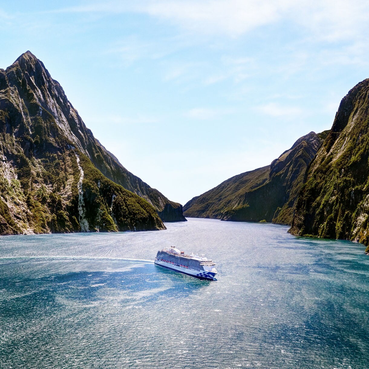 majestic princess sailing milford sound