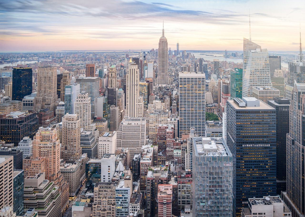 Skyline in Manhattan, New York