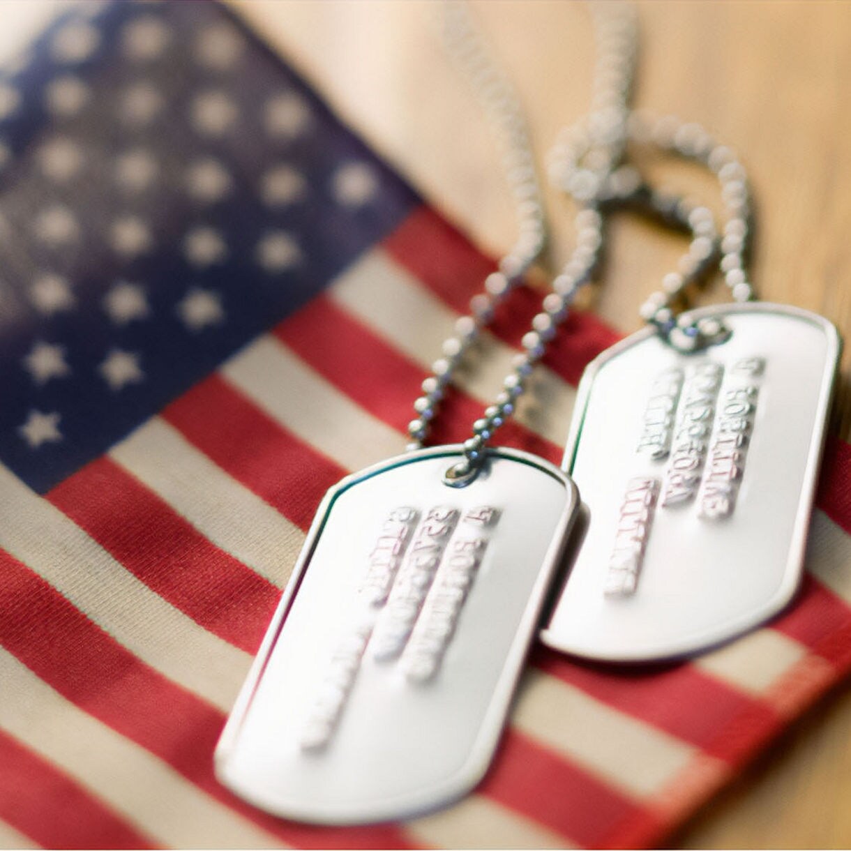 Military American flag.