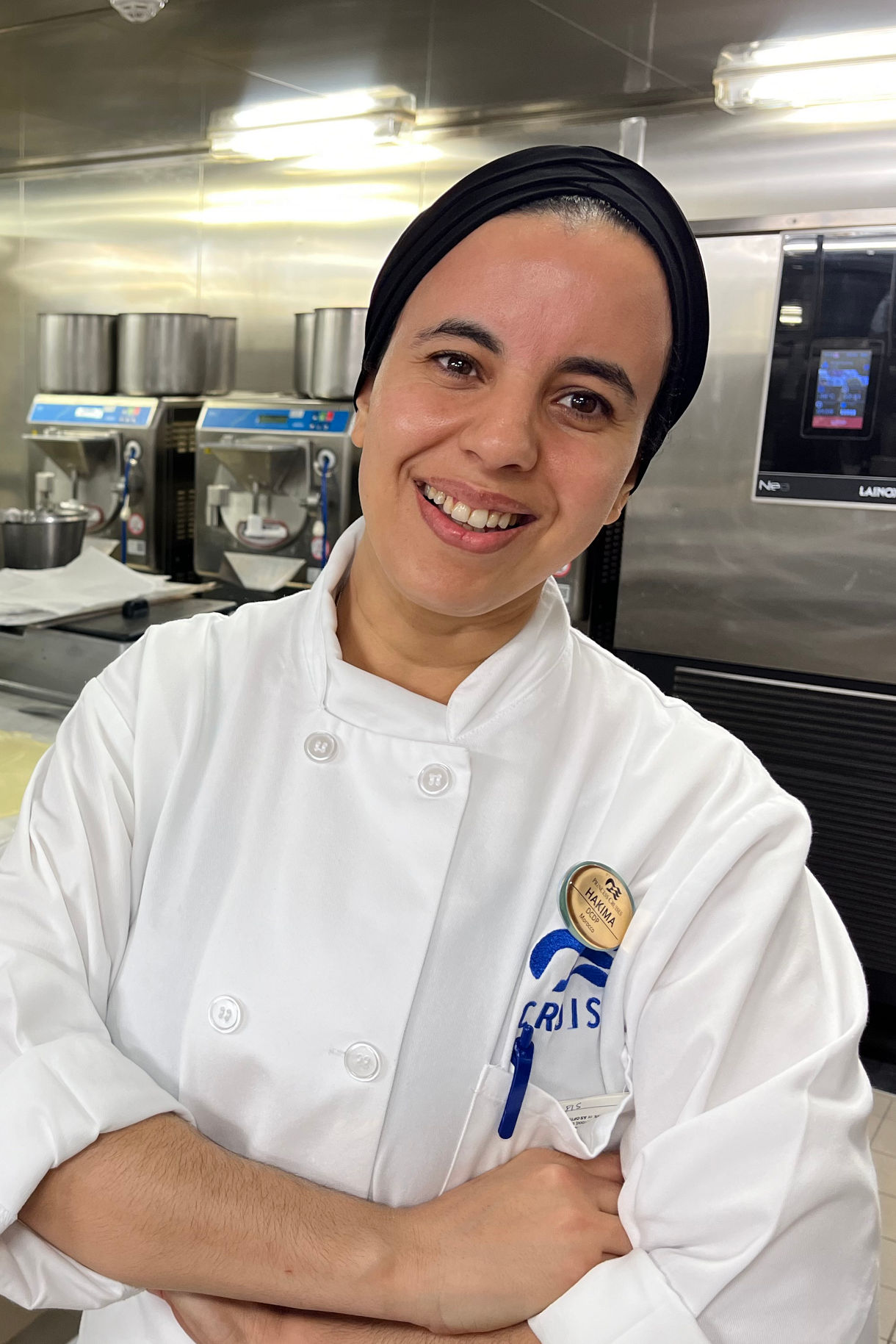 Pastry Chef preparing scones for afternoon tea on Discovery Princess®.