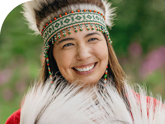 An Alaskan performing at a Princess shore excursion.