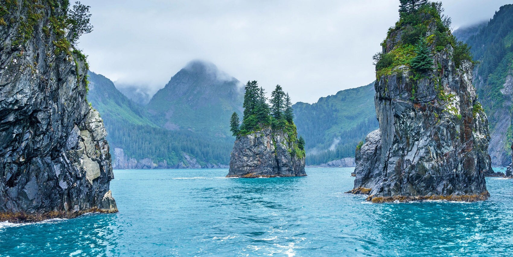 Porcupine Bay at Kenai Fjords National Park, Alaska.