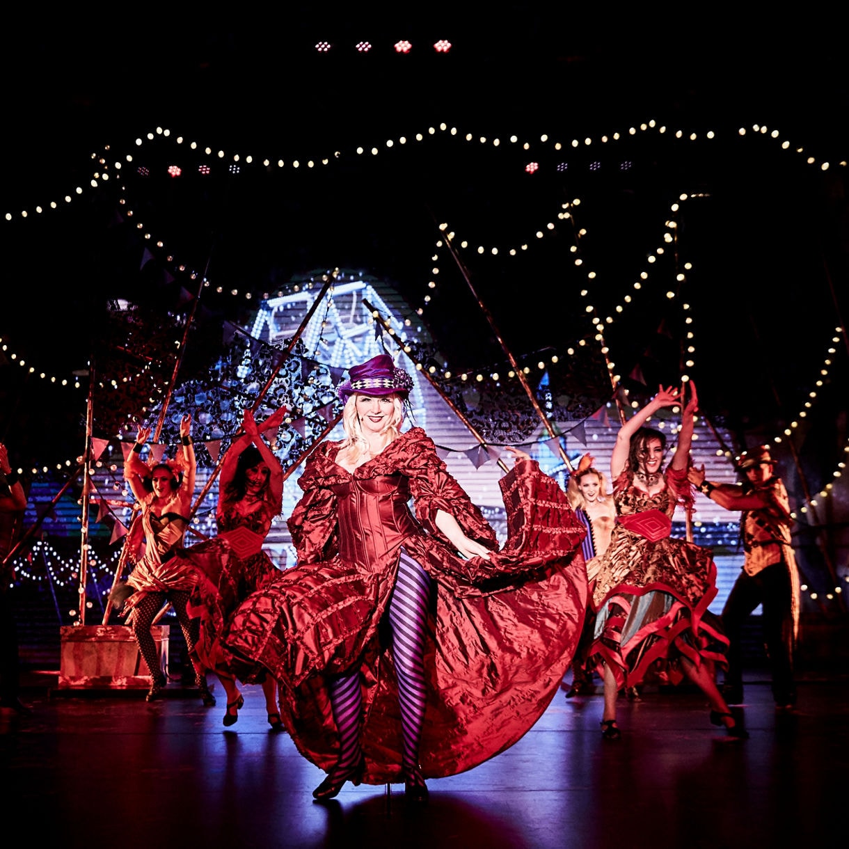 princess theater performers on stage