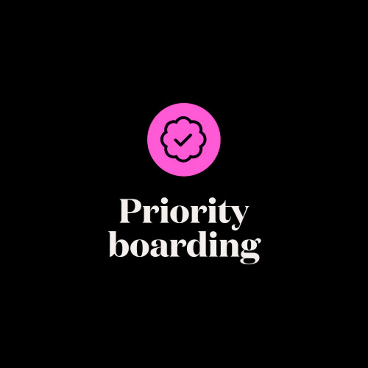 priority boarding