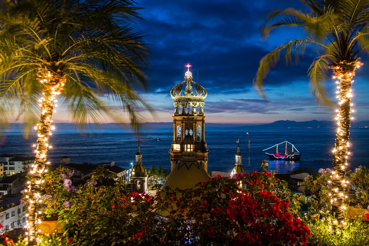 Our Lady Guadalupe cathedral at Puerto Vallarta, Mexico.