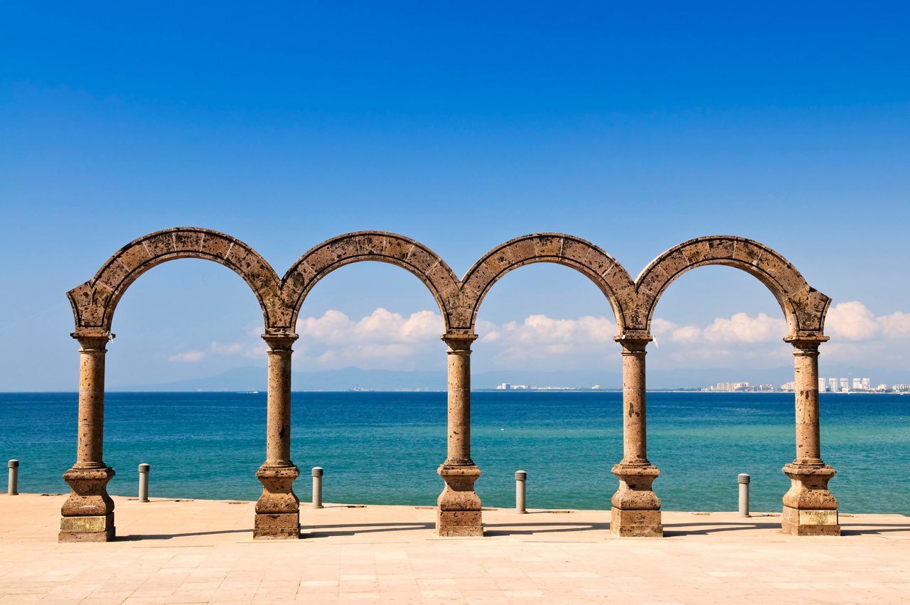 Los Arcos amphitheater, Puerto Vallarta, Mexico.