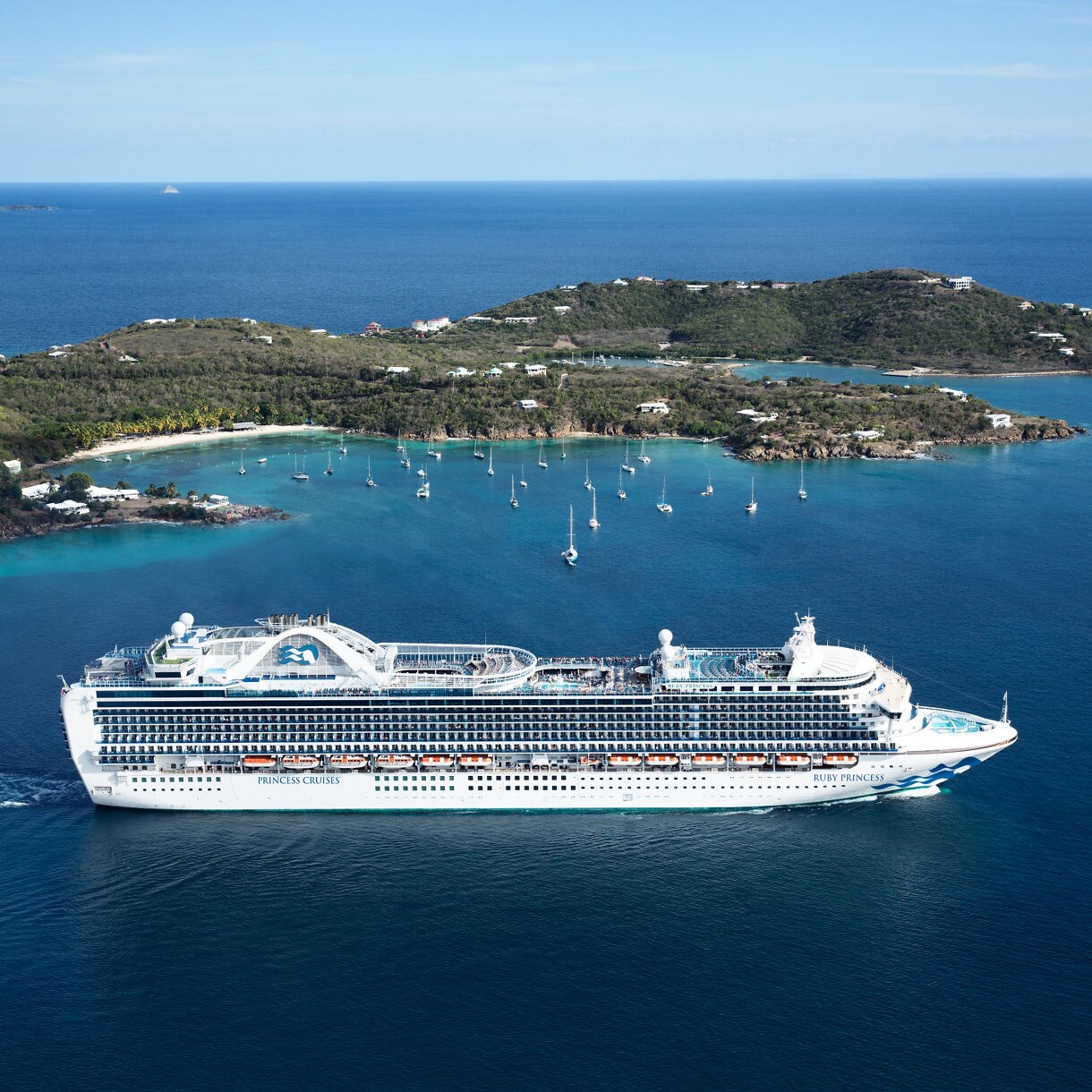 Ruby Princess in St. Thomas