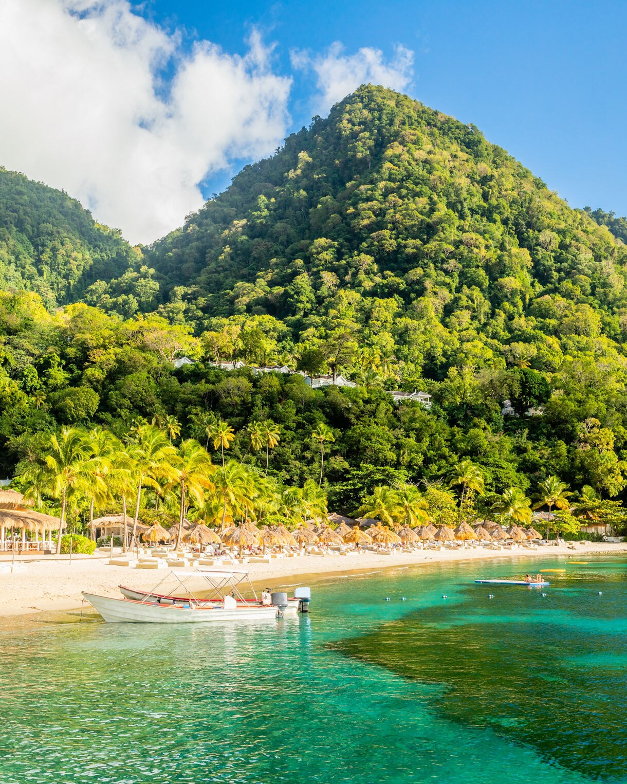 beach at st. lucia
