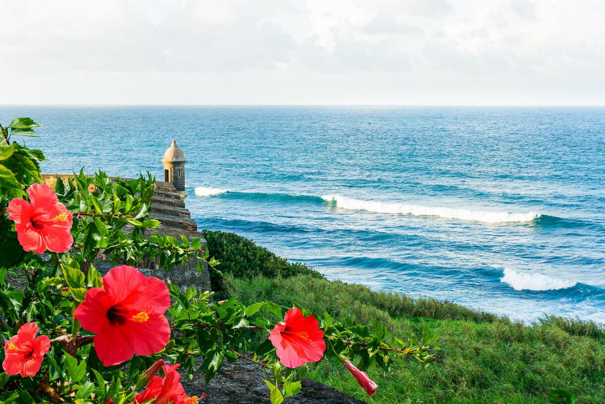 Visit the Old San Juan in Puerto Rico.