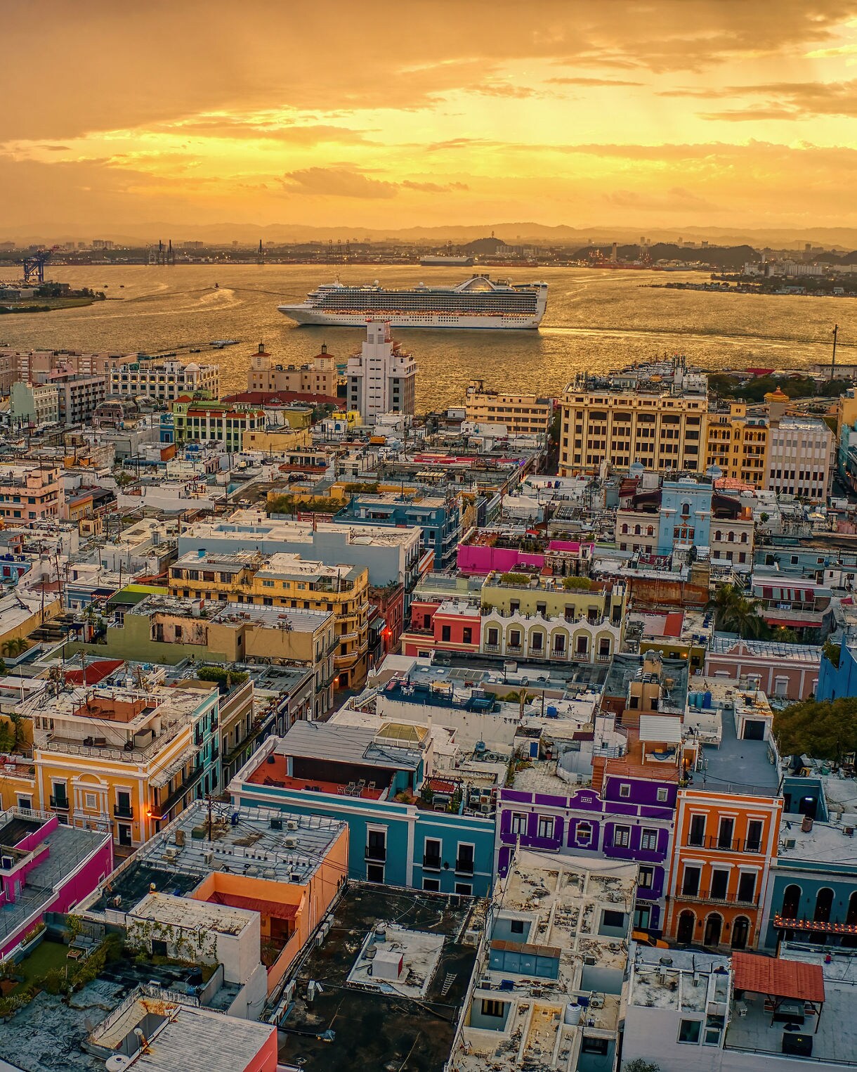 Aerial view of San Juan