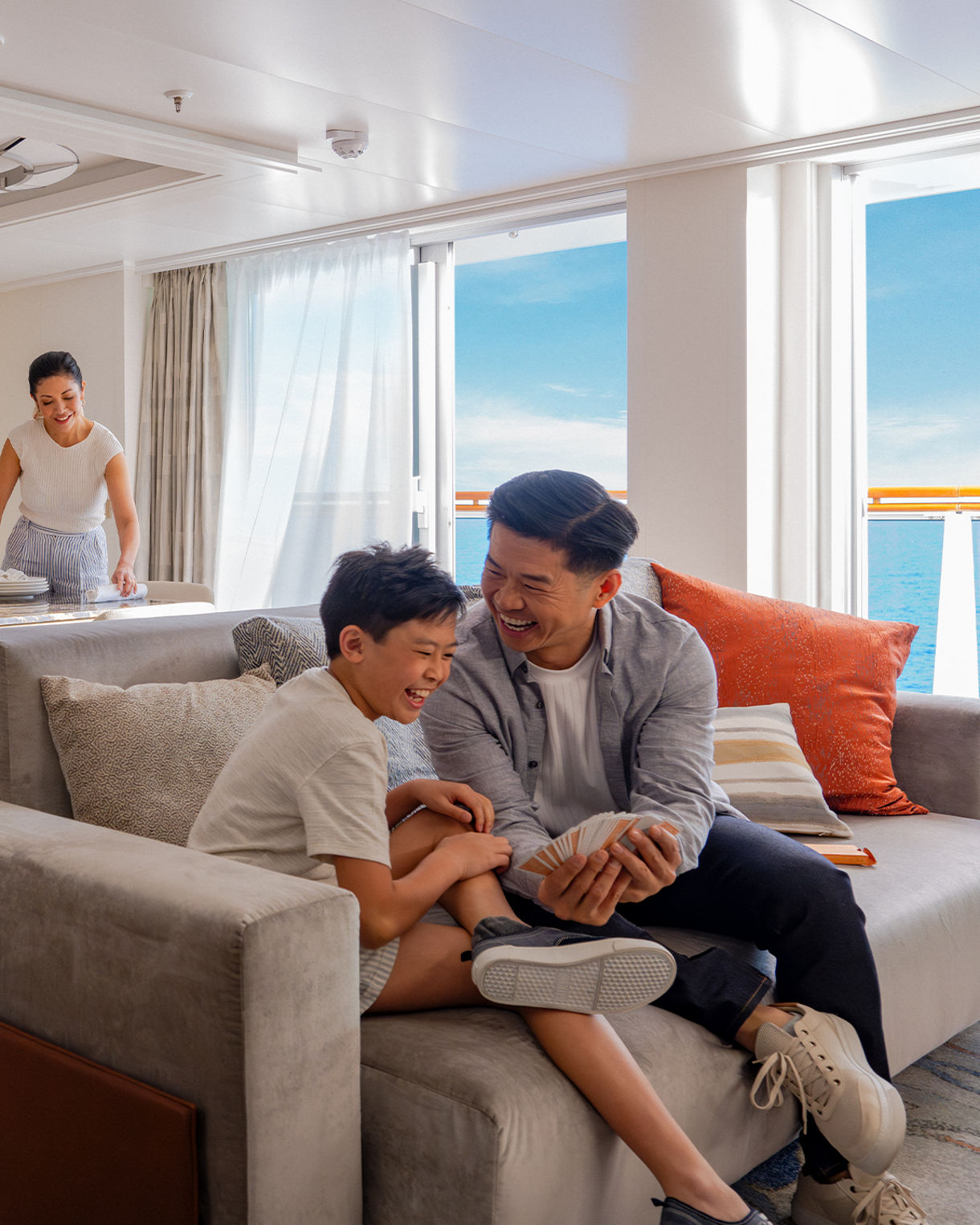 Family in Sanctuary Suite