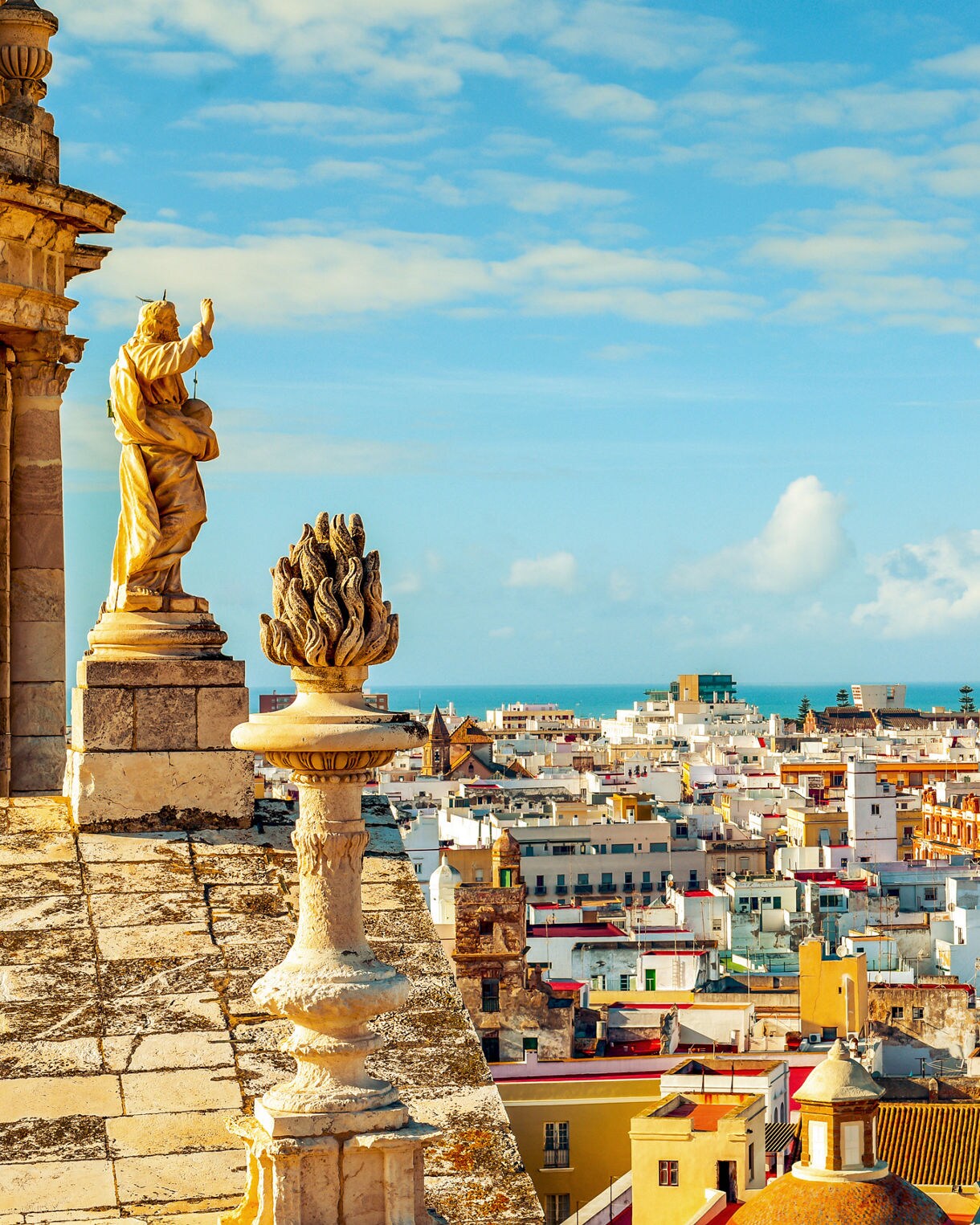 Beautiful Oia village on Santorini island in Greece