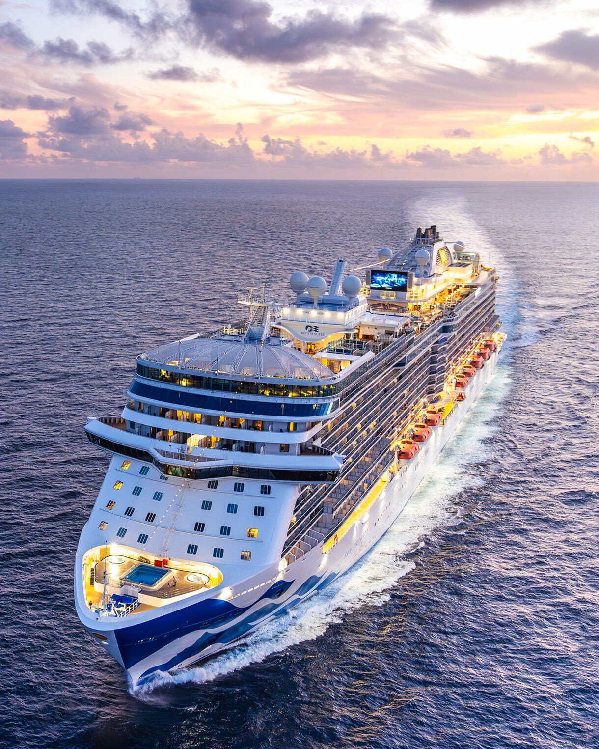 Set sail from Fort Lauderdale aboard the magnificent Sky Princess, exploring the Caribbean and beyond.