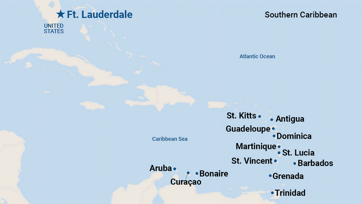 Caribbean Maps Show Where Your Cruise Is Going