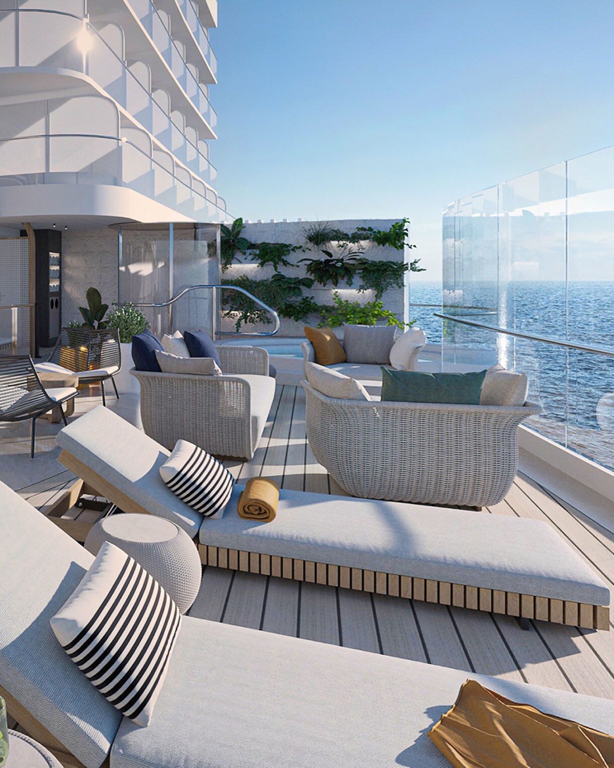 Take in views in your huge private outdoor lounge space