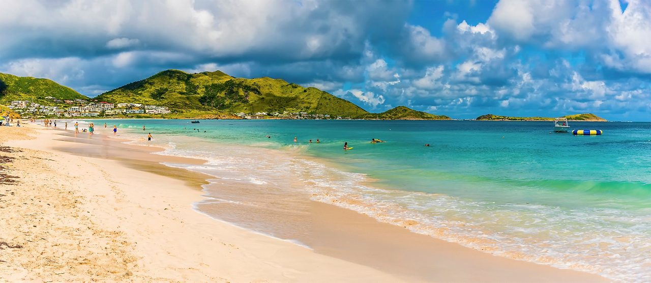 St. Maarten island.