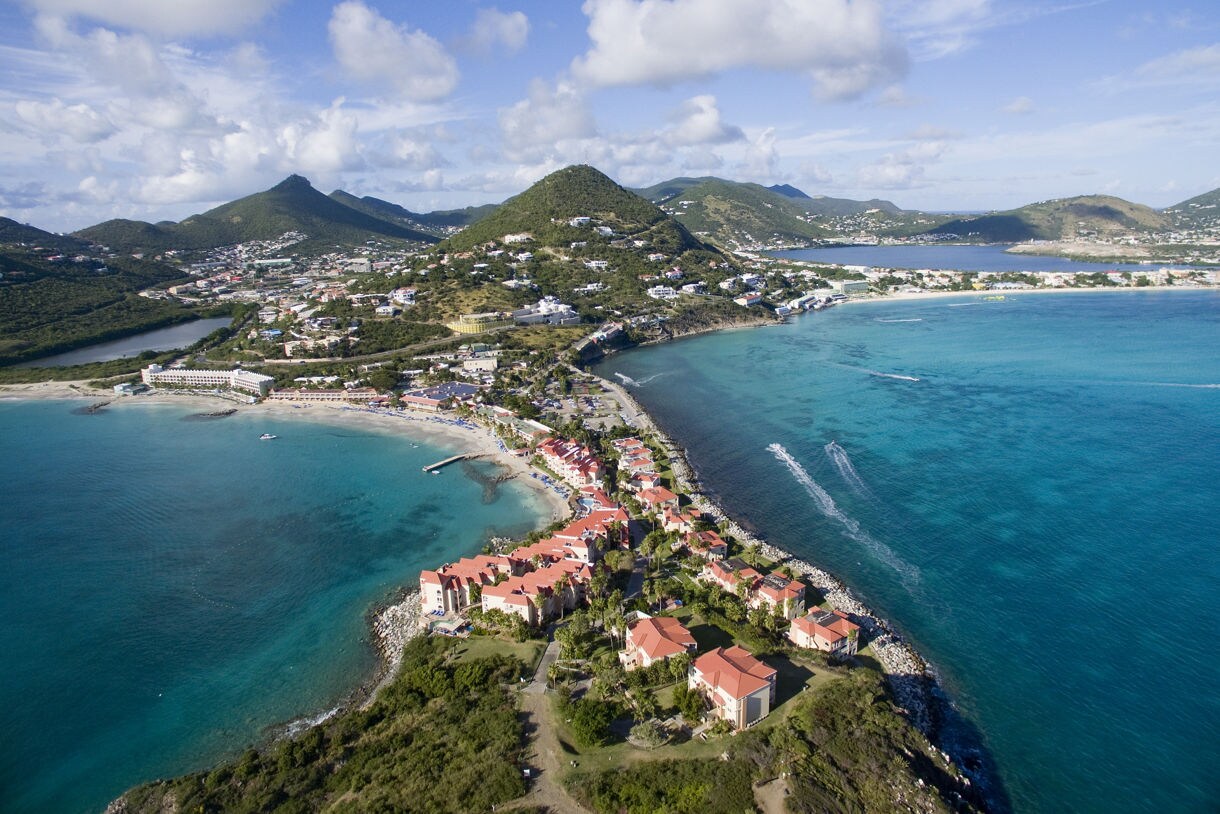 St. Maarten island.