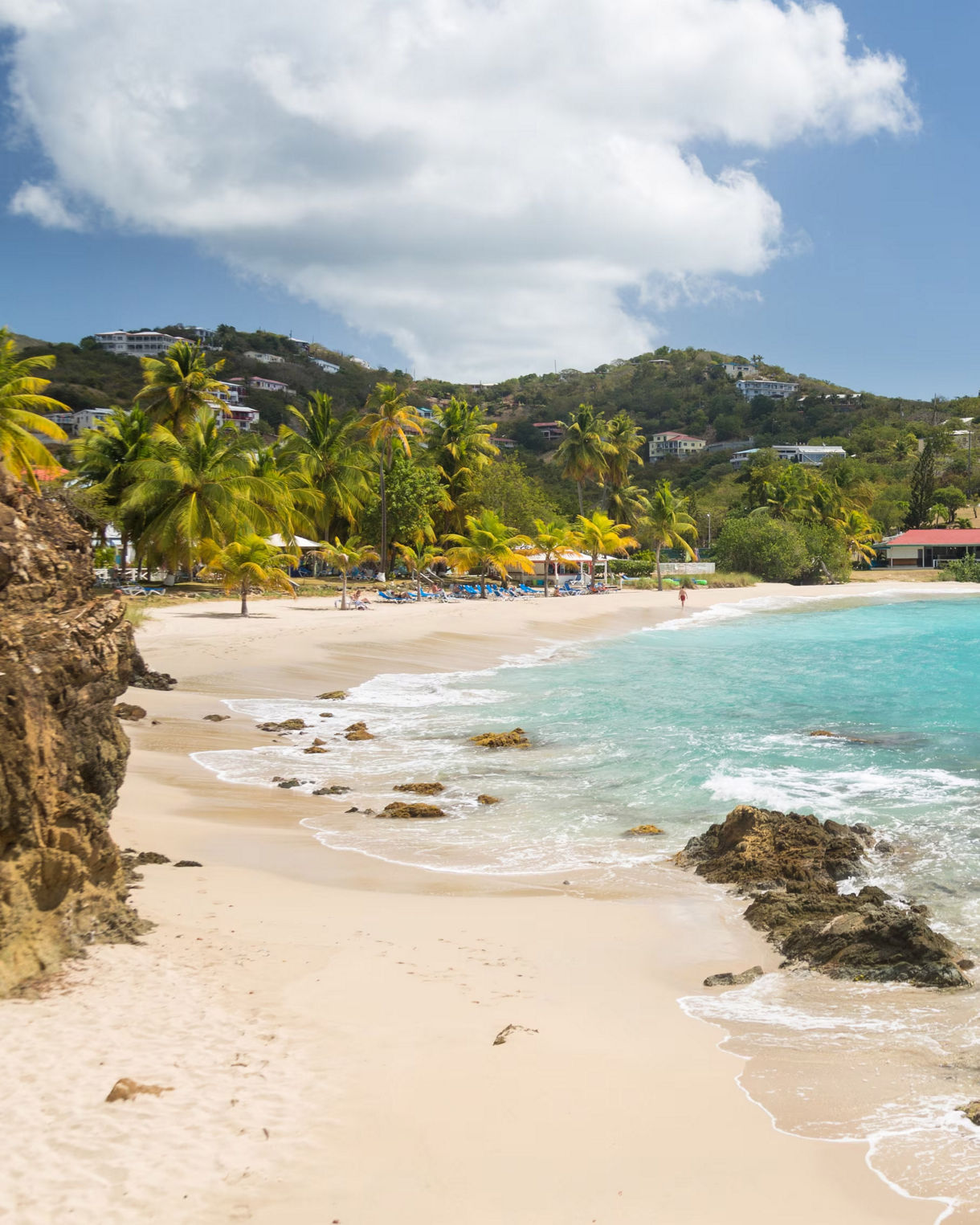 Magens bay beach in st. thomas