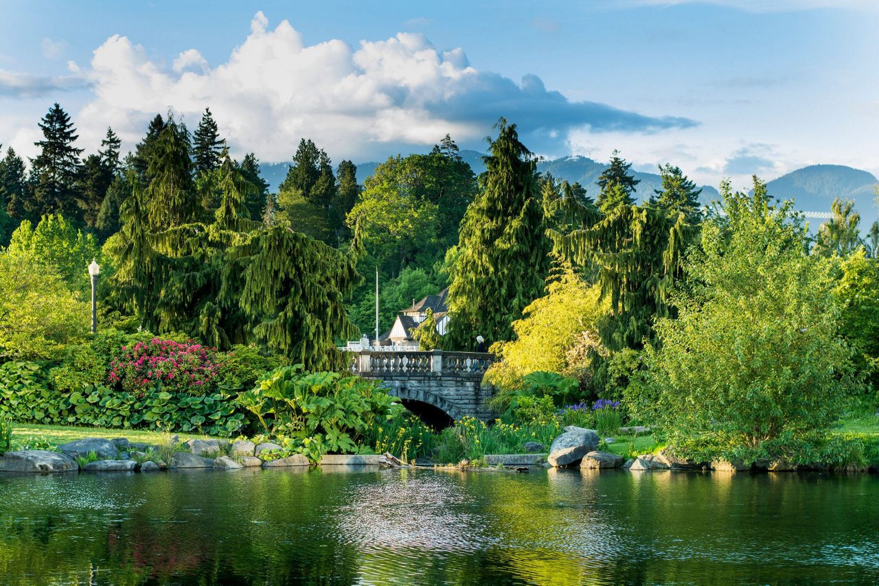 Stanley Park in Vancouver, BC.