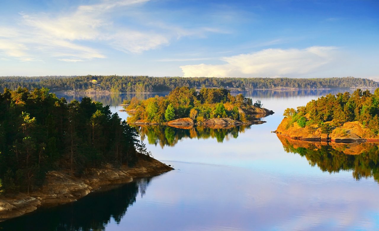 stockholm sweden baltic sea fall colors