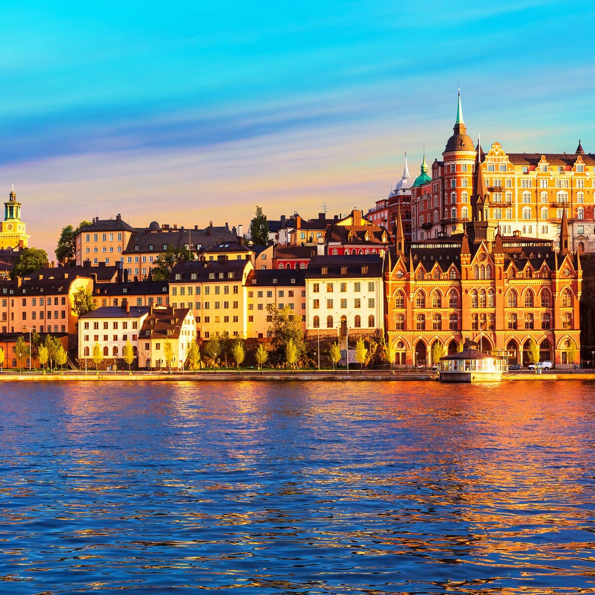 stockholm sweden city skyline