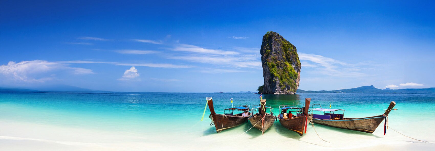 boats at the seaside in Thailand