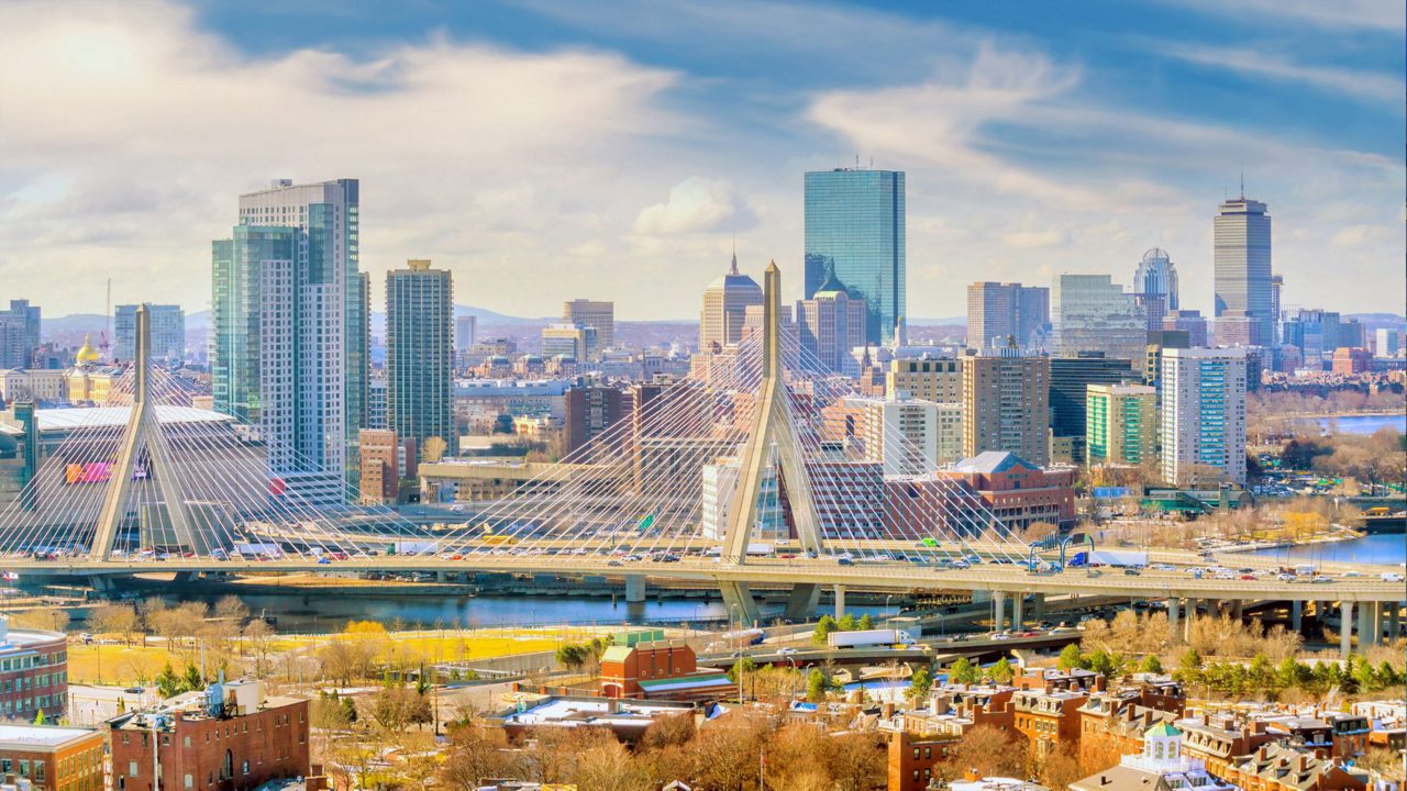 Boston's city skyline.