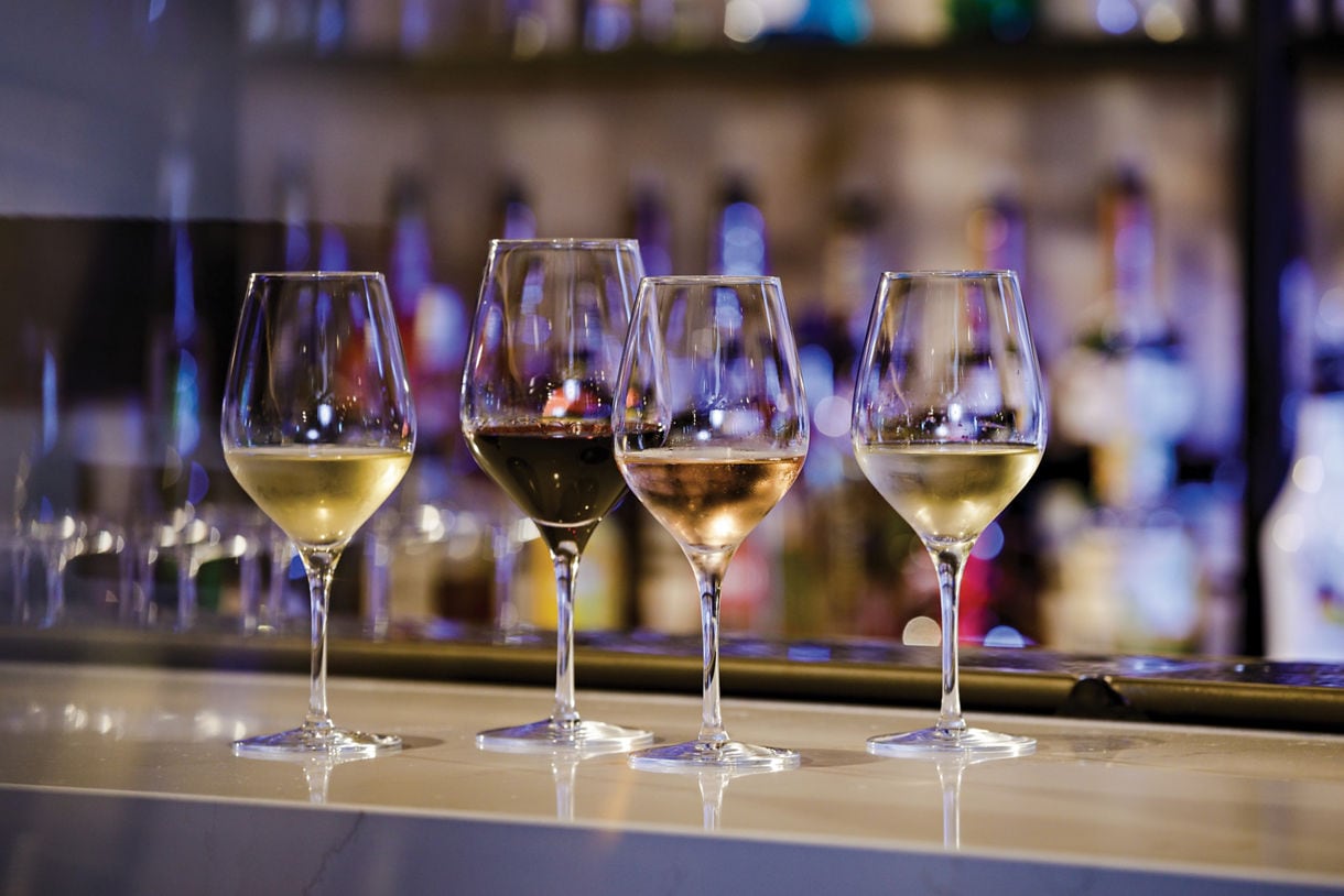 A variety of wines for you to choose from.